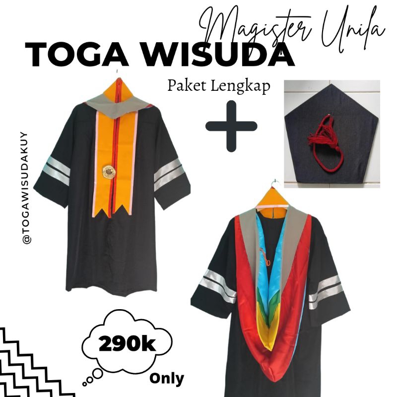 Toga Wisuda Magister / Pasca Sarjana UNILA Universitas Lampung