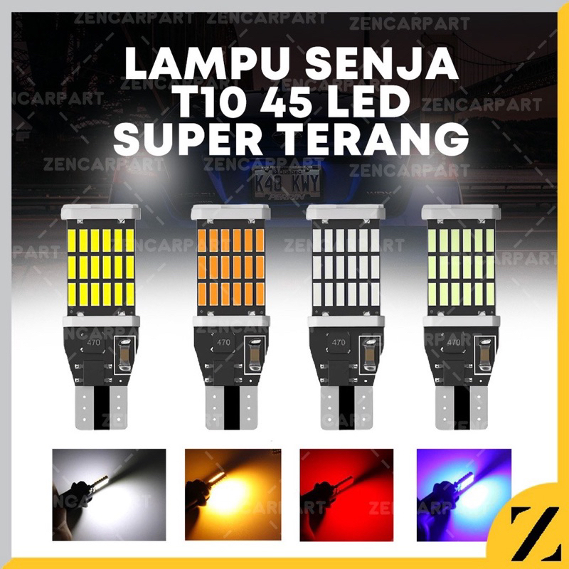 LAMPU LED MUNDUR T15 T10 W16W CANbus 45 LED SUPER BRIGHT ERROR FREE