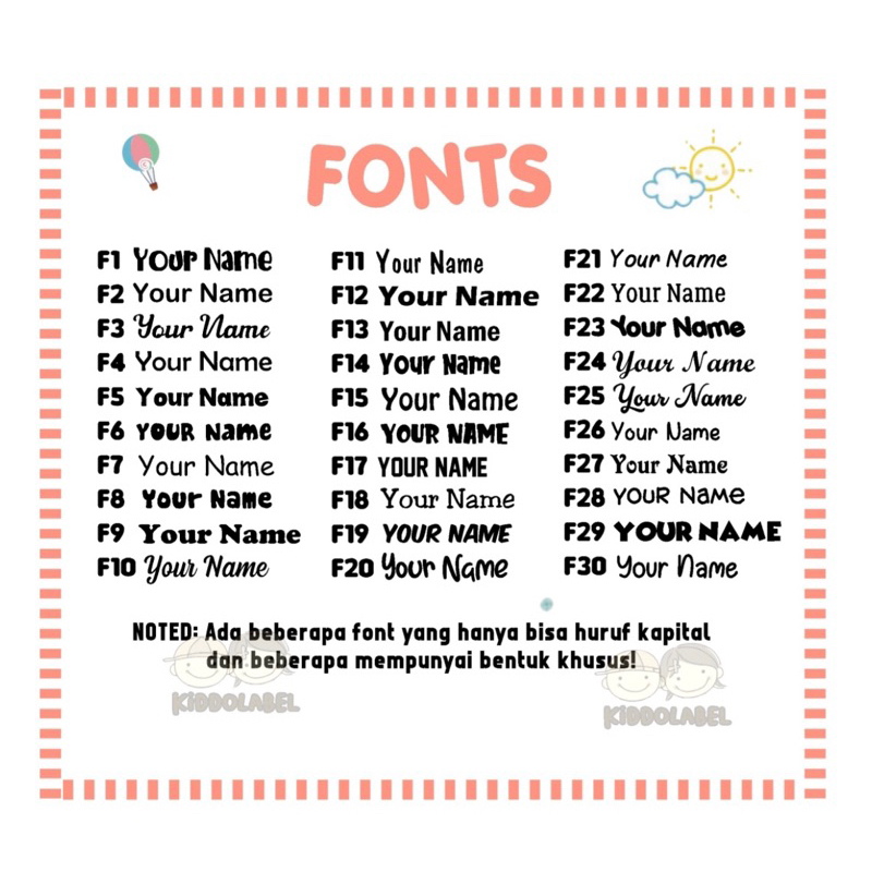 

HJK POLOS SEMUA VARIAN - STIKER LABEL NAMA WATERPROOF