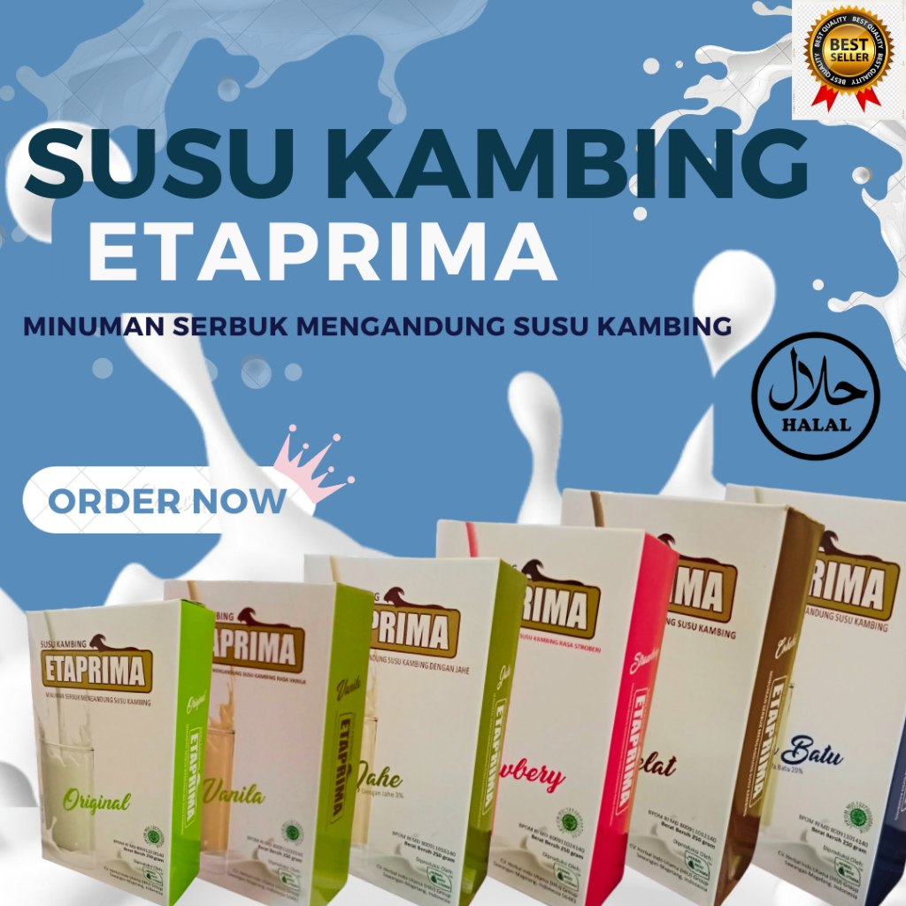 

Susu Kambing Etawa Etaprima 250g: Susu Kambing Berkualitas Tinggi untuk Kesehatan Anda