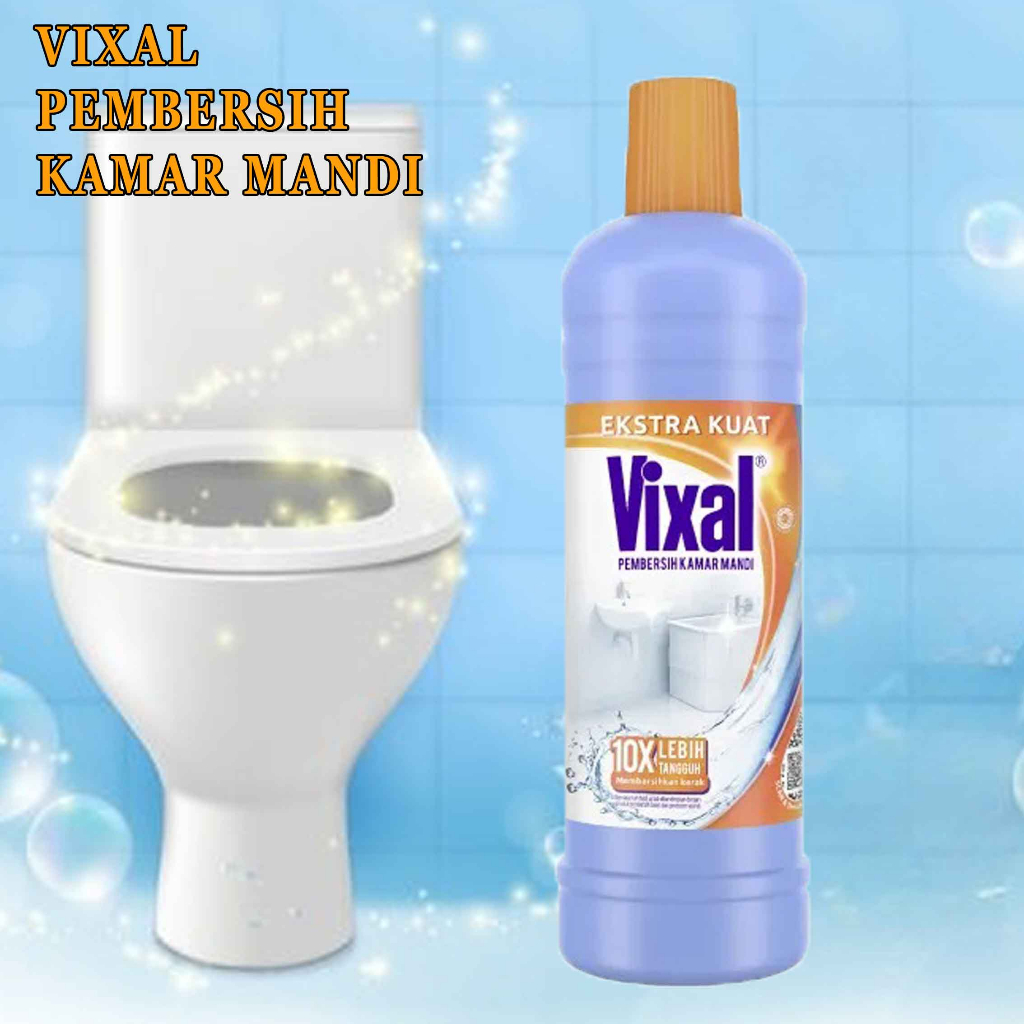 PEMBERSIH KAMAR MANDI* VIXAL* PORSELEN BIRU EKSTRA KUAT* 750ML