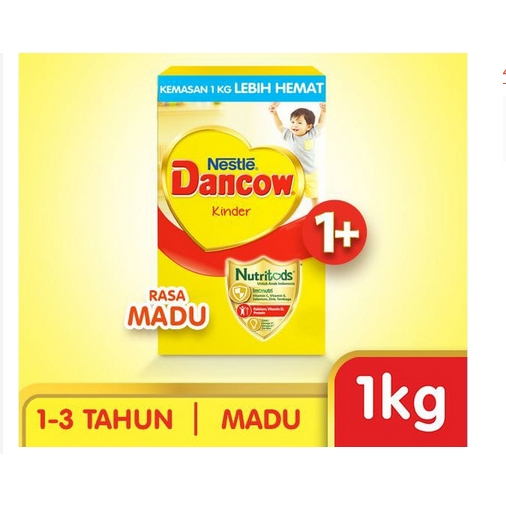 DANCOW 1+ VANILA MADU 1000GR