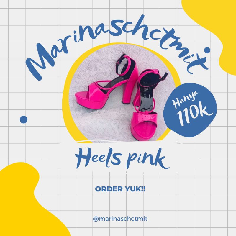 Heels Wanita/ Heels Zara Tali / Heels Hak Tahu 10 cm