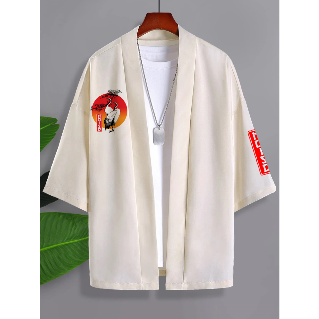 kimono yukata pria wanita terkini moderen tanpa kaos - yukata