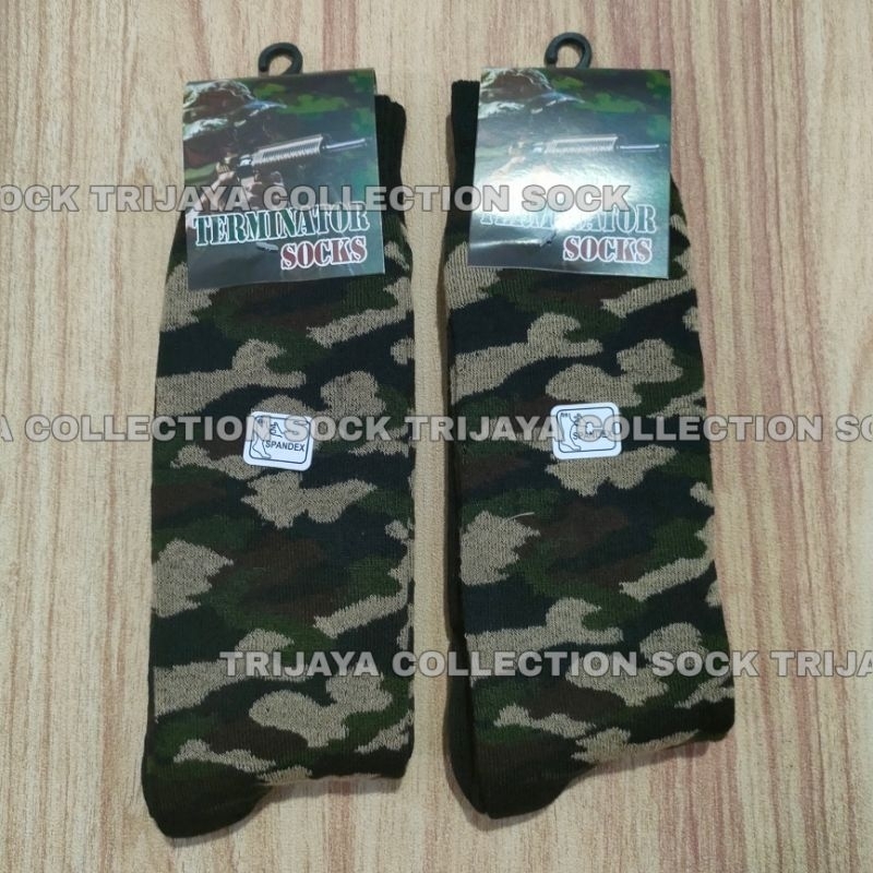 6 Pasang Kaos Kaki TNI Polri Bahan Tebal