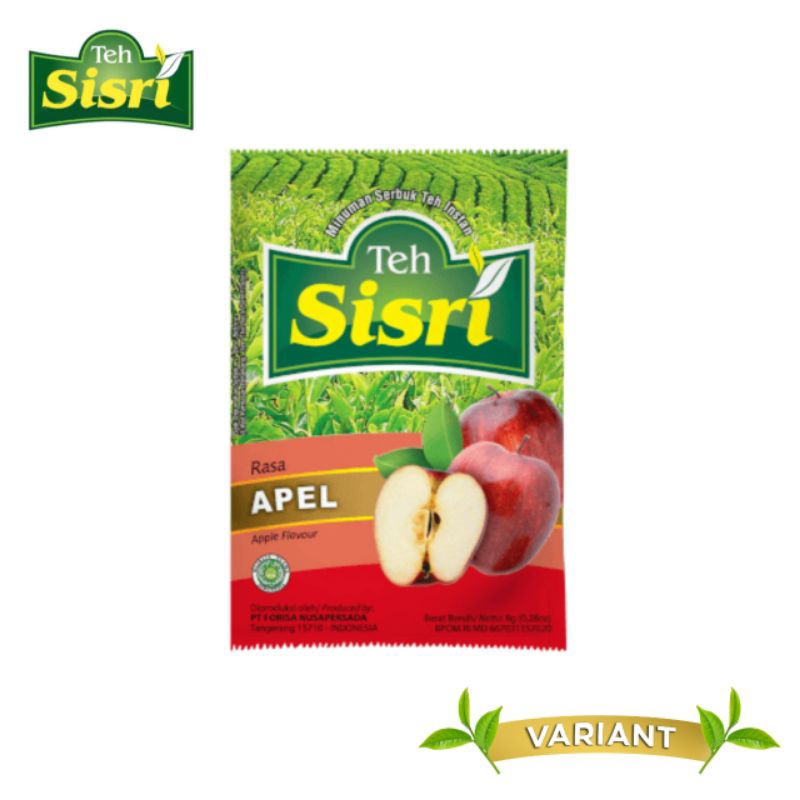 

Teh Sisri Rasa Apel 1Pcs 8gr