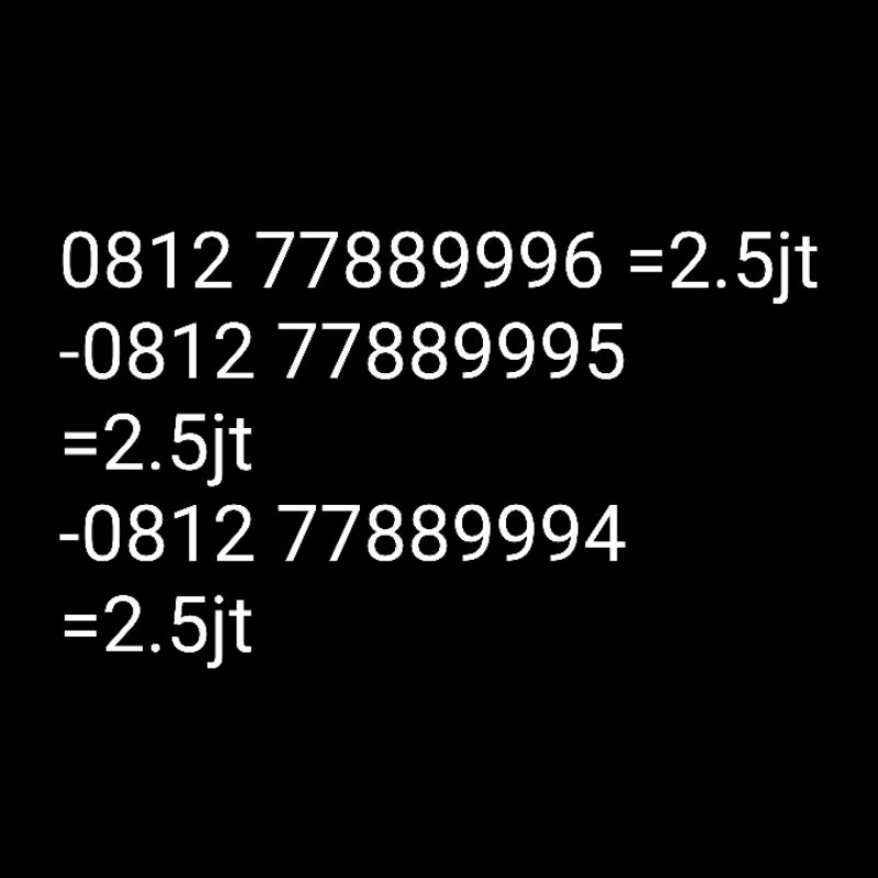 nomor cantik telkomsel 888