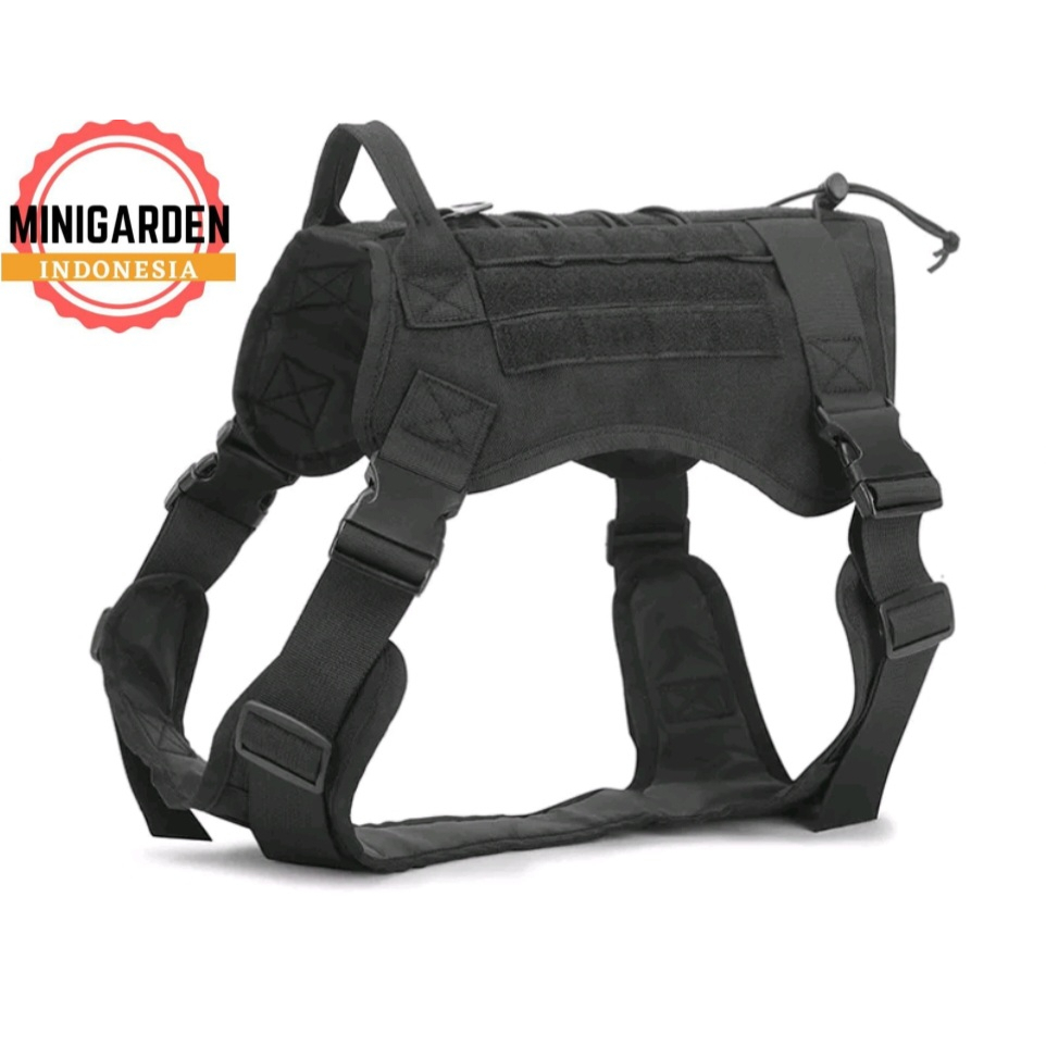 ROMPI ANJING BESAR tactical dog harness militer vest harnes nylon