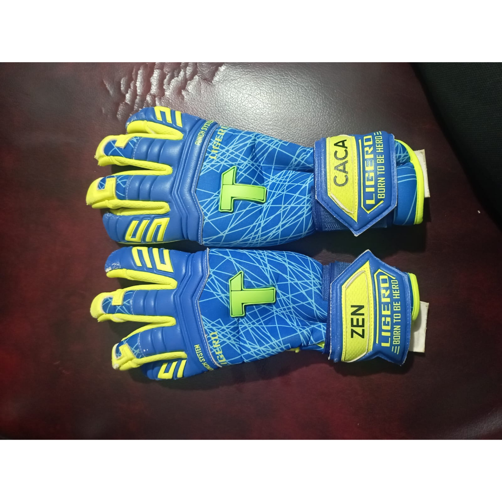 Sarung Tangan Kiper Thunder Ligero Blue Second