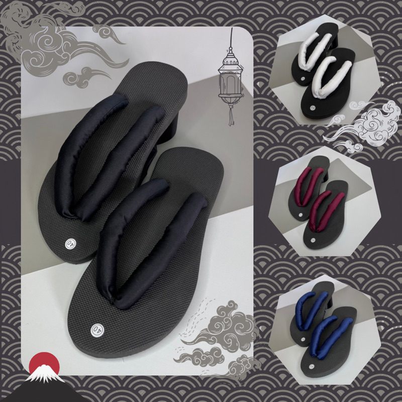 Sandal Geta Hitam Cosplay - Sandal Cosplay