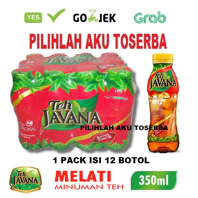 

JAVANA Minuman Teh MELATI 350 ml - ( 1 pack isi 12 btl )