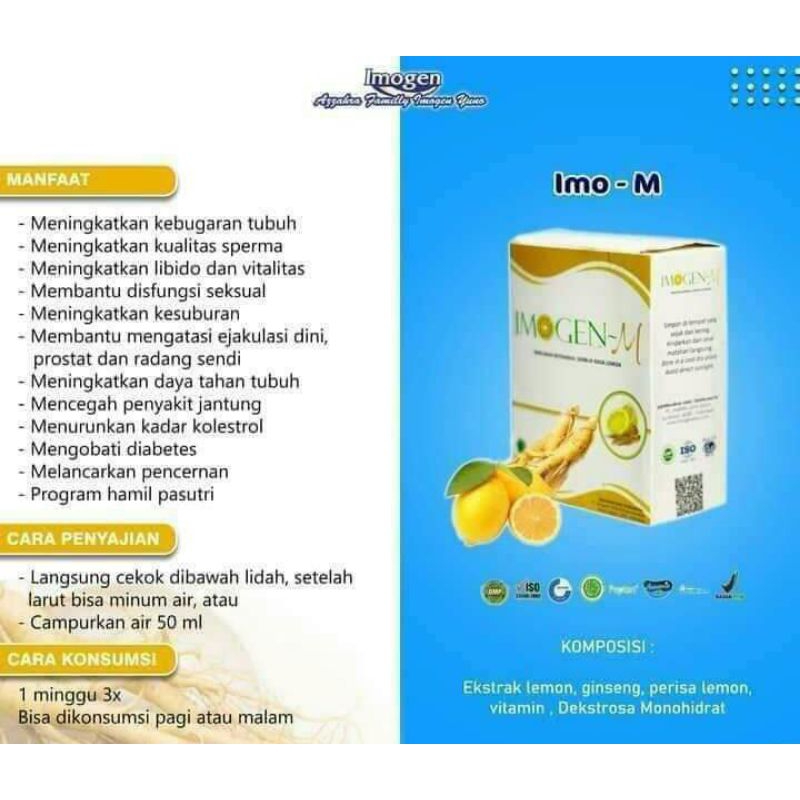 IMOGEN M 1 BOX ISI 25 SACHET