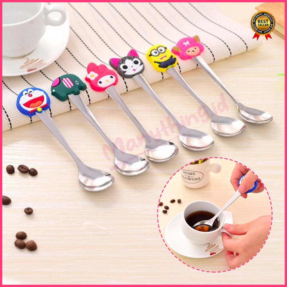 Sendok Teh Karakter Sendok Kecil Kartun Sendok Kecil Karakter Lucu Murah Sendok Kecil Karakter Tea Spoon Mini