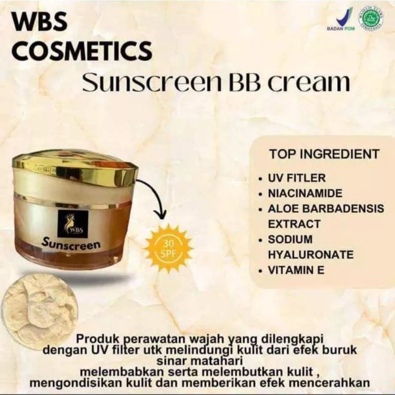 Sunscreen wbs kosmetik