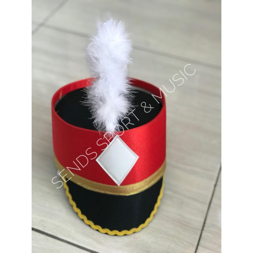 TOPI MAYORET TOPI PASUKAN MARCHING BAND DRUMBAND TK SD SMP SMA