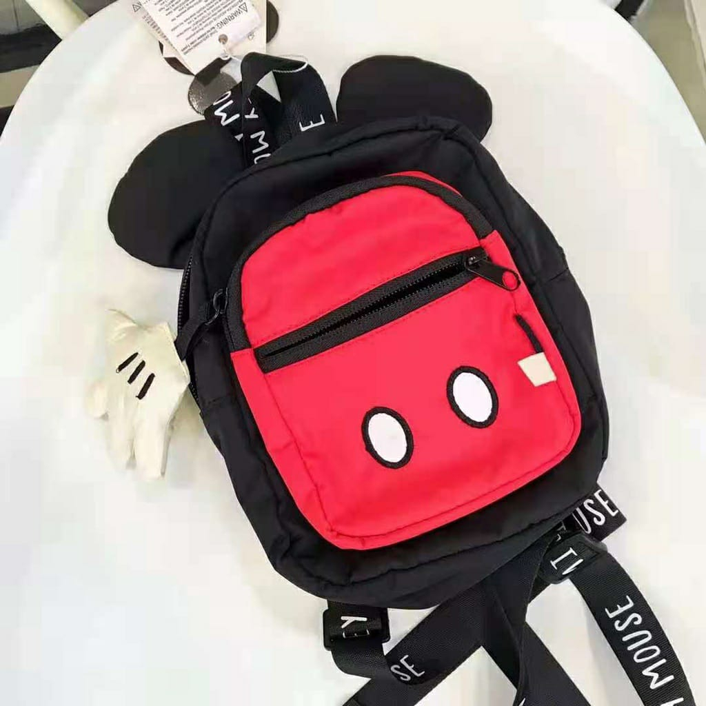 BA2102 Tas Ransel Anak TK PAUD Karakter Ransel Mickey mouse Lucu Import Tas Anak Mouse Unisex