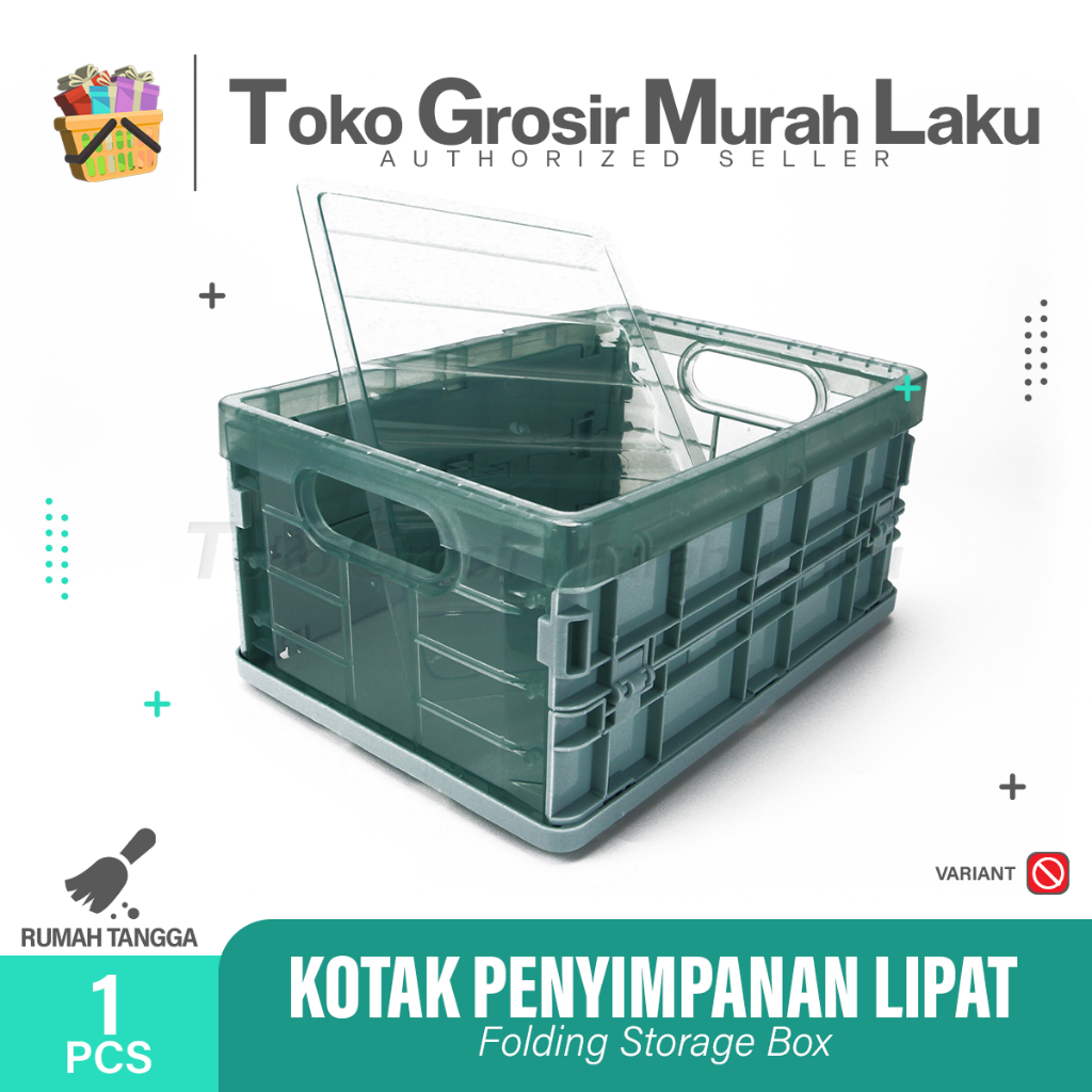 STORAGE ORGANIZER  BOX KOTAK LIPAT PENYIMPANAN BARANG MULTIFUNGSI