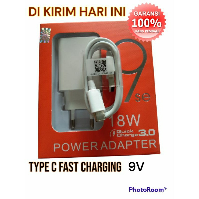 CHARGER REDMI mi type C 9V qualcomm 3A fast chargingi 8 mi 9 9t