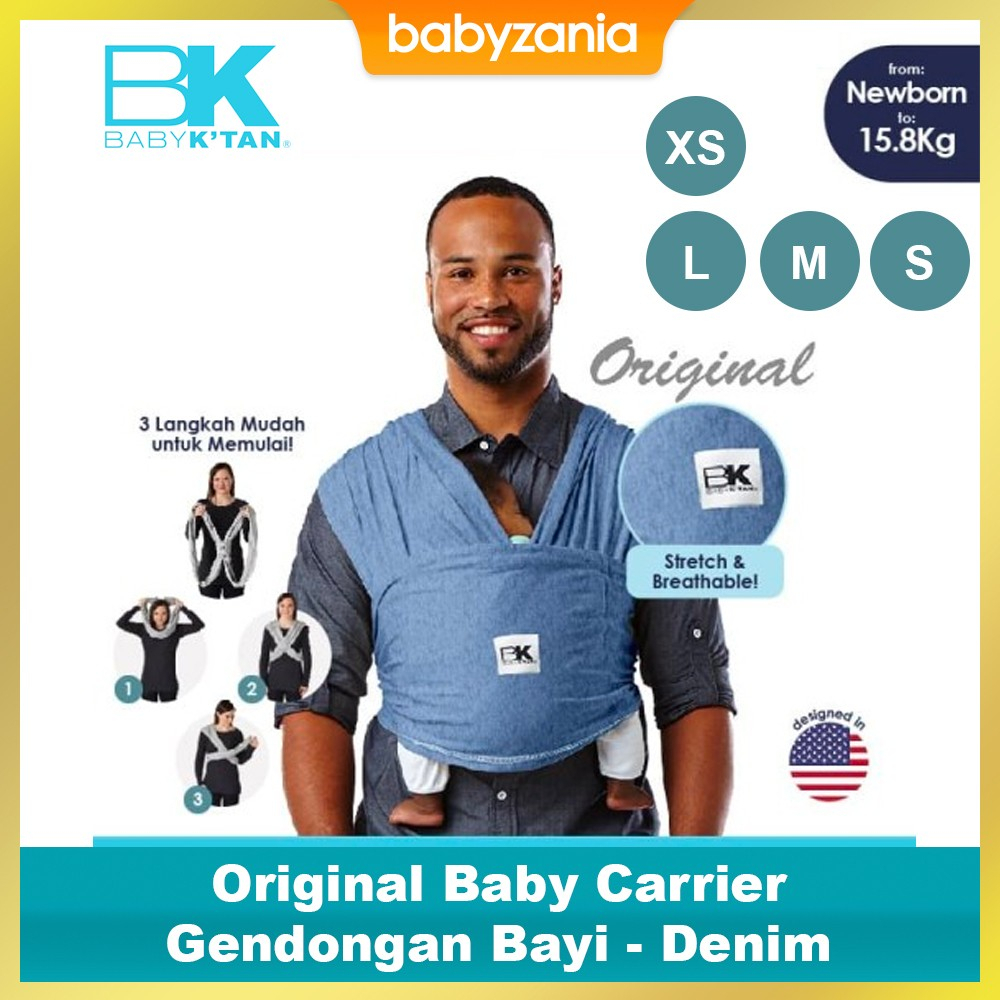 Baby K'tan Original Gendongan Bayi - Denim