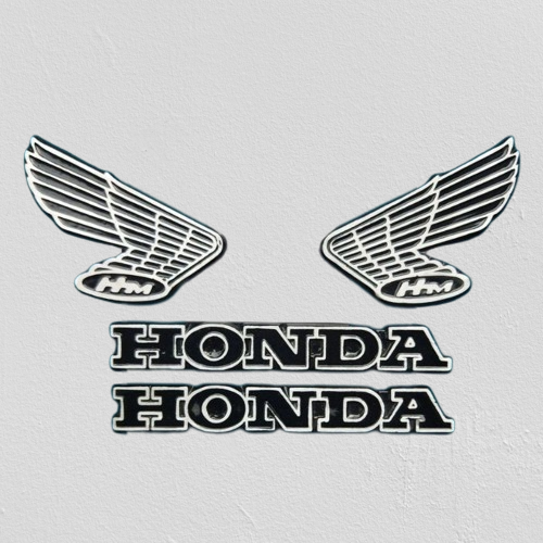 Emblem Honda GL Glatik Sayap Set Kanan Kiri Logo Honda Sayap