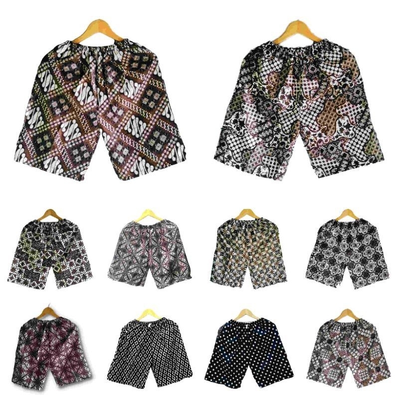 Celana Pendek Batik Jogja Pria/Wanita