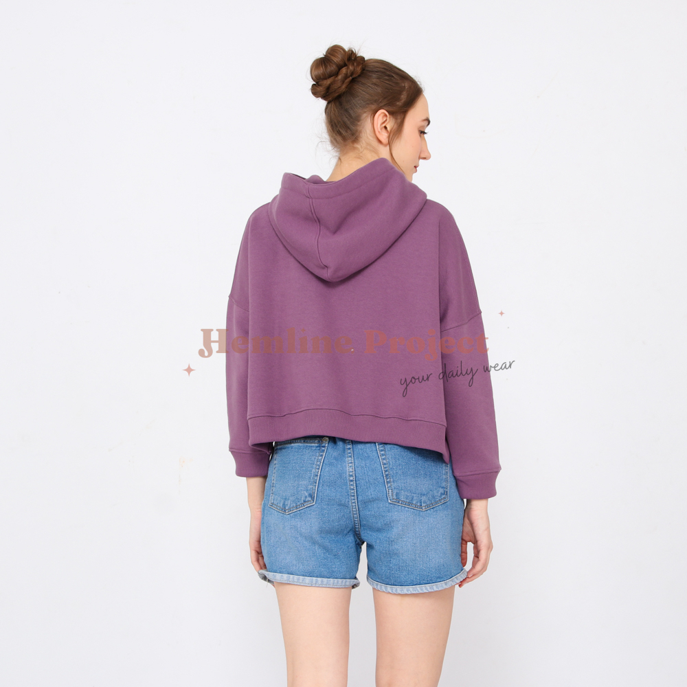 ILAYA Crop Sweater - Mauve