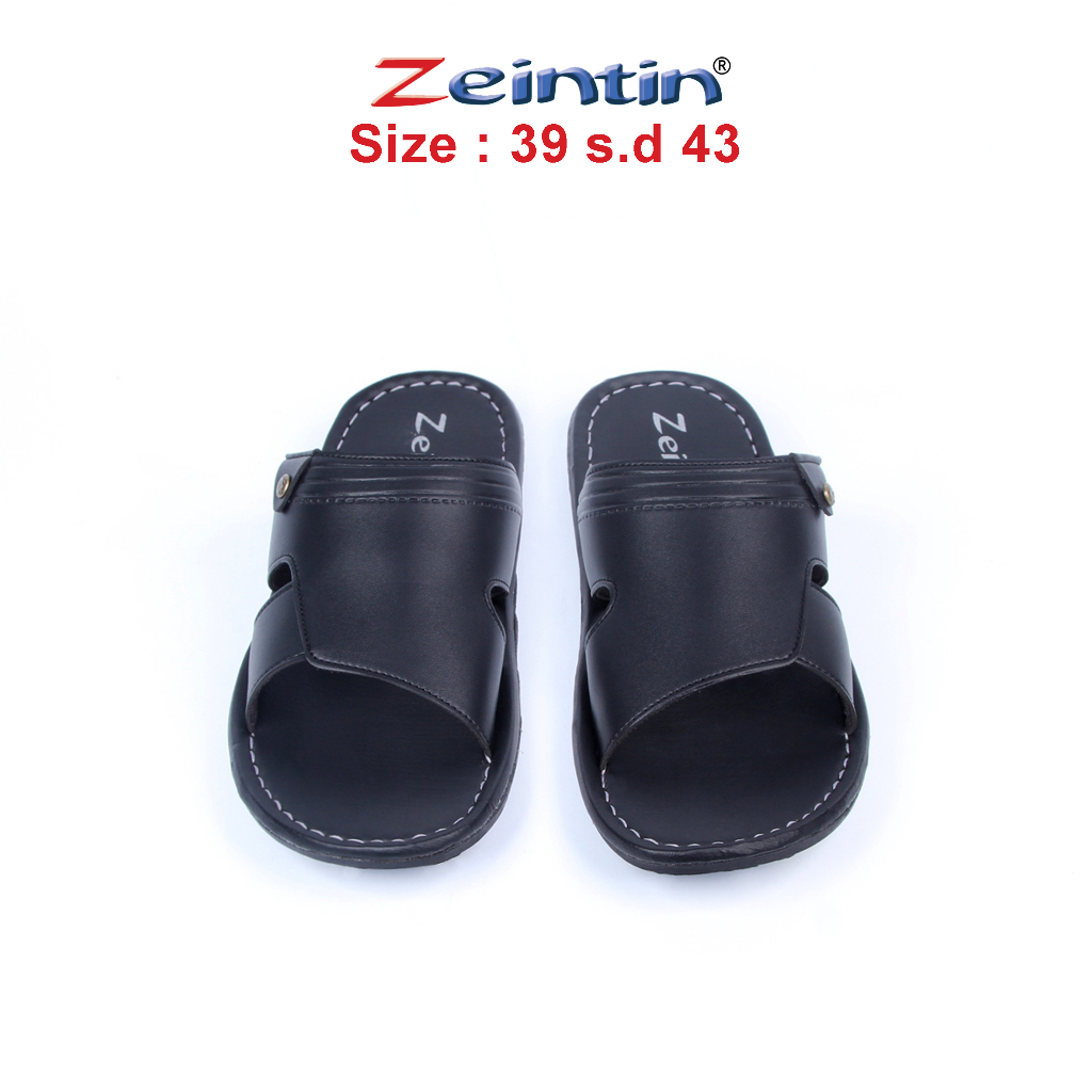 Zeintin - Sandal Pria Zeintin Bahan Kulit Sintetis Sendal Selop Pria Lentur Jepit ST