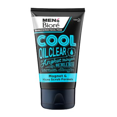 Biore Mens Cool Oil  Clear 100g