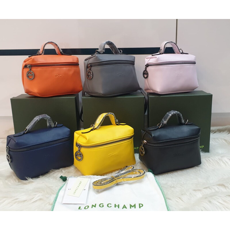 TAS WANITA LC LCC VANITY CASE TRUNK COSMETIC KOSMETIK HANDBAG PERSIT SQUARE MESSENGER CROSSBODY SHOU