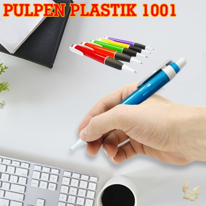 

Pulpen Plastik Promosi Ballpoint 1001 Warna Warni Murah Berkualitas