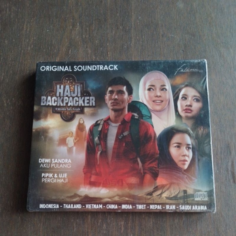 cd audio lagu soundtrack haji backpacker (baru) dewi sandra,uje&pipik,Dewi gita&azizi blackout,ammir