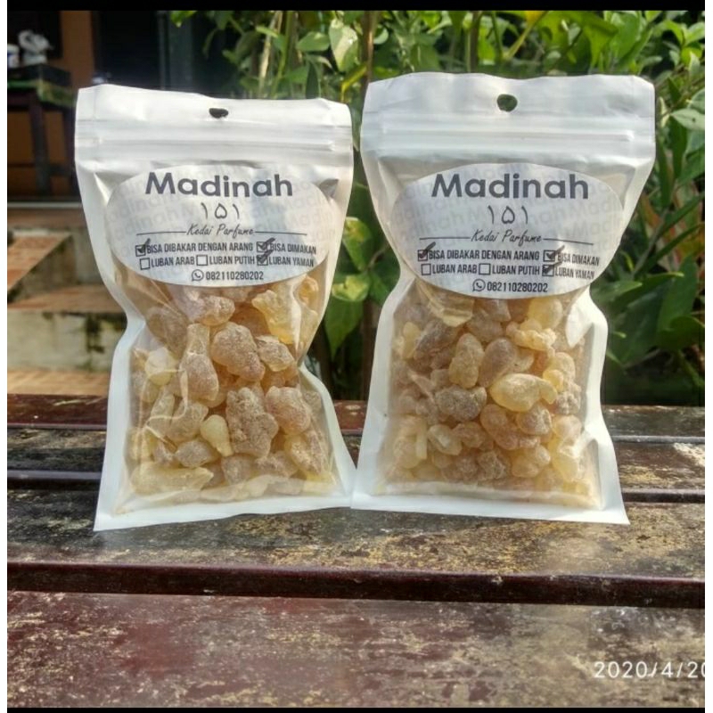 

Kemenyan Luban Asli Yaman Premium Royal White Hojari Frankincense 50gr