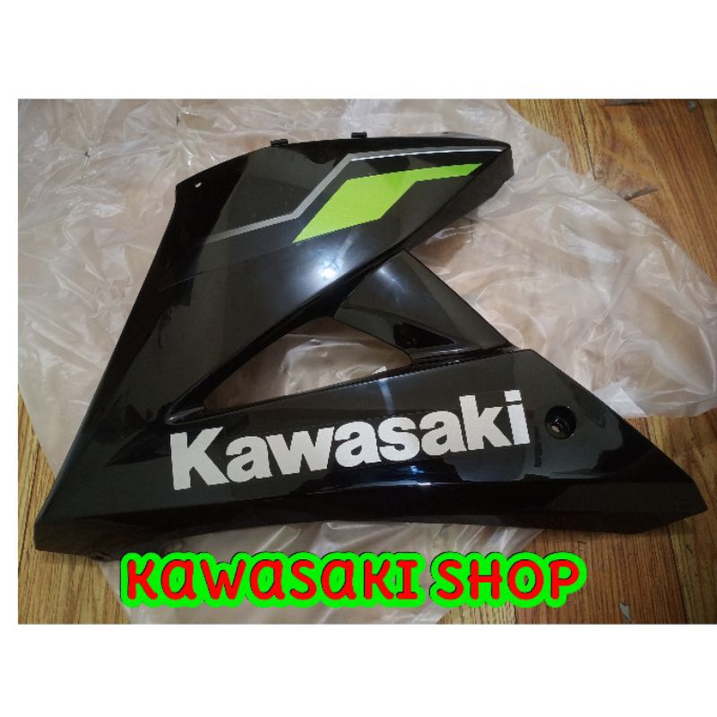 fairing bawah ninja rr new hijau 2015 original sebelah