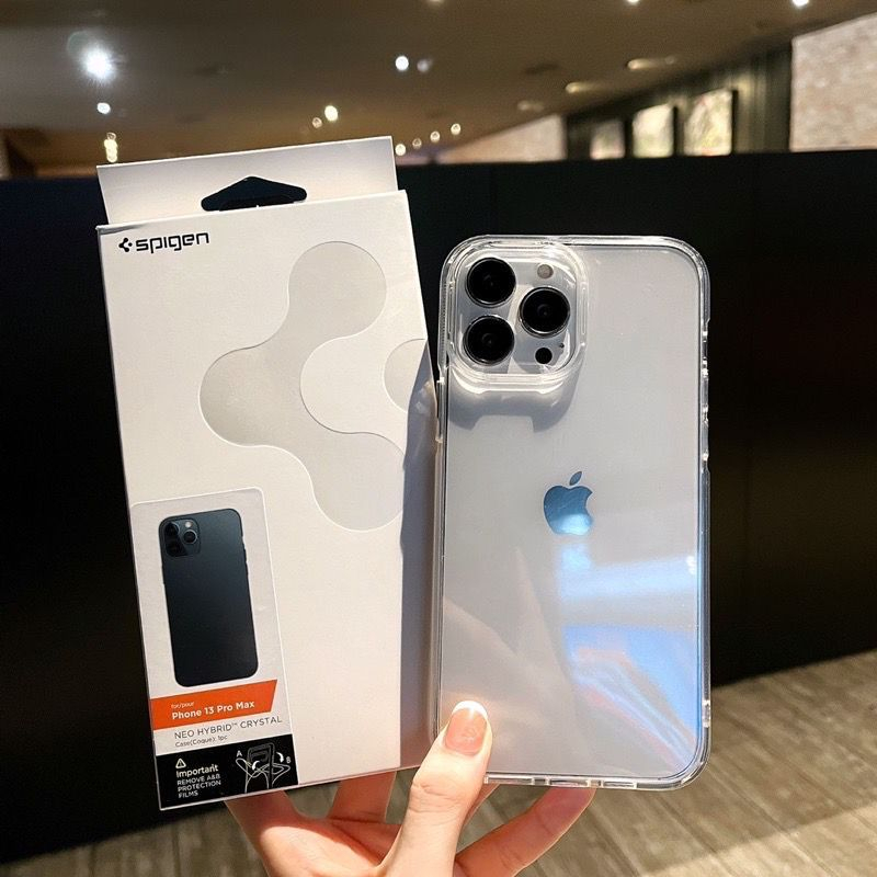 SPIGEN ACRYLIC FUZE CASE TRANSPARANT IPHONE 14 PROMAX 14 PLUS 13 PRO 13 12 PRO 12 11 PRO 11 CLEAR NON PROTECTOR CAMERA