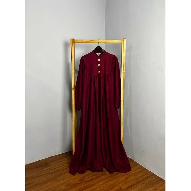 Kaiyo Fashion Gamis Zara Twill Button I