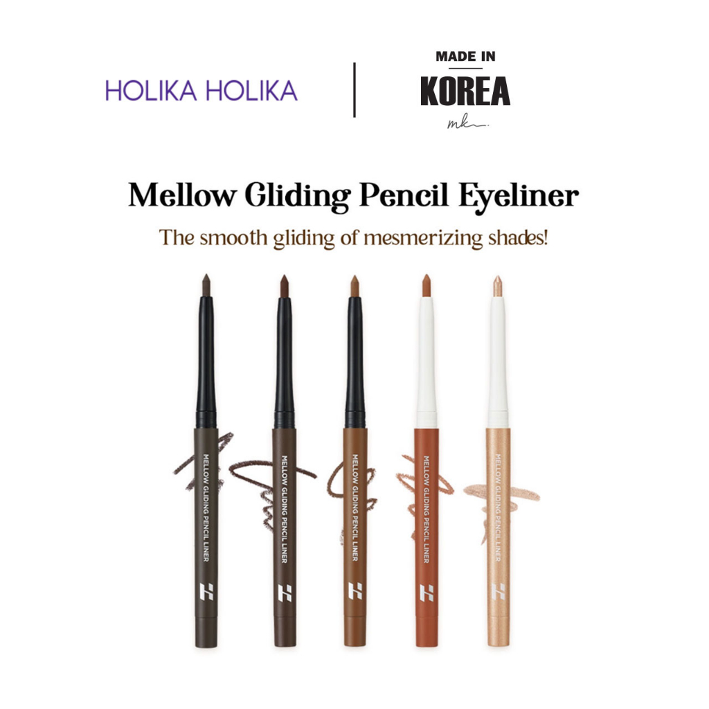 [HOLIKA HOLIKA] Mellow Gliding Pencil Liner | Waterproof Eyeliner