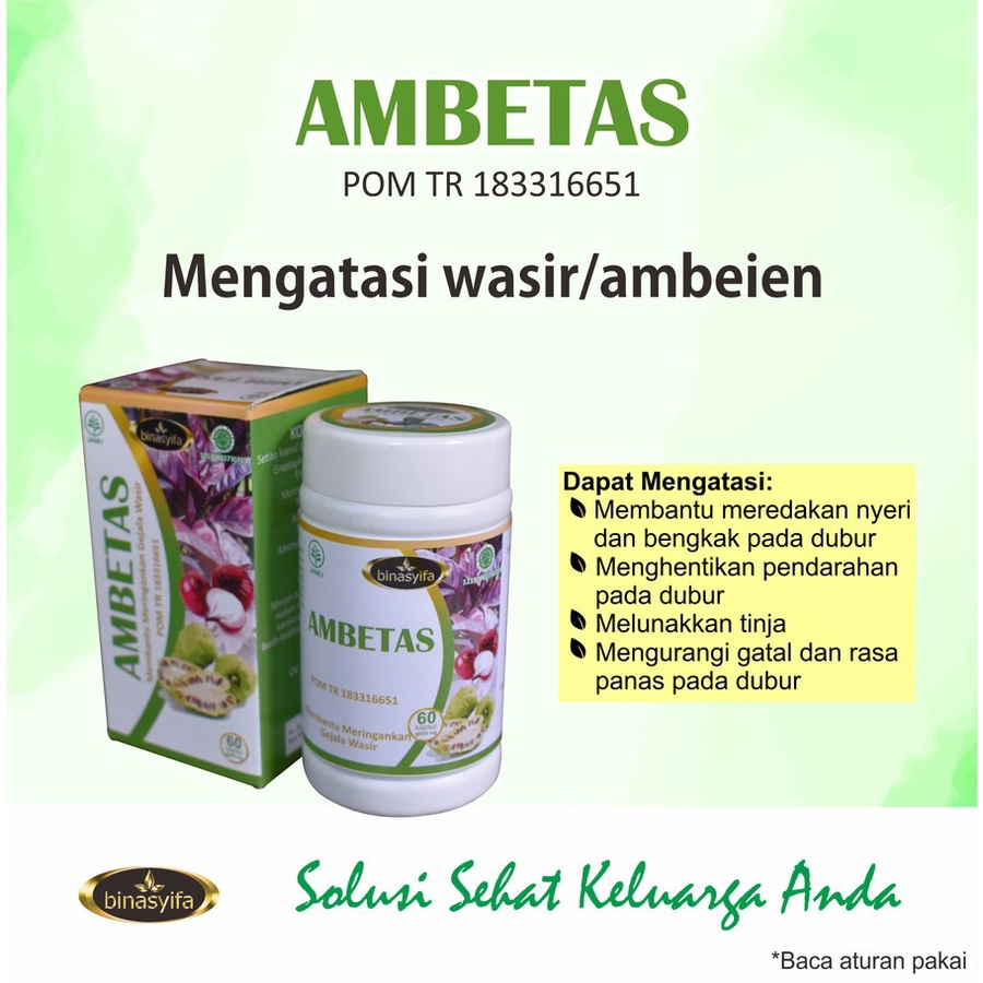 Obat Ambeien Wasir Ampuh Herbal Meredakan Nyeri Bengkak Gatal Dubur