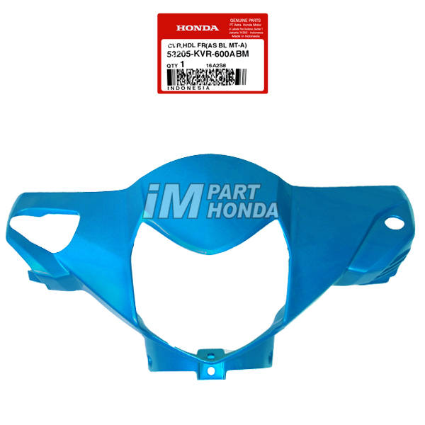 53205-KVR-600ABM Batok Cover Lampu Depan Revo 100 Biru Muda