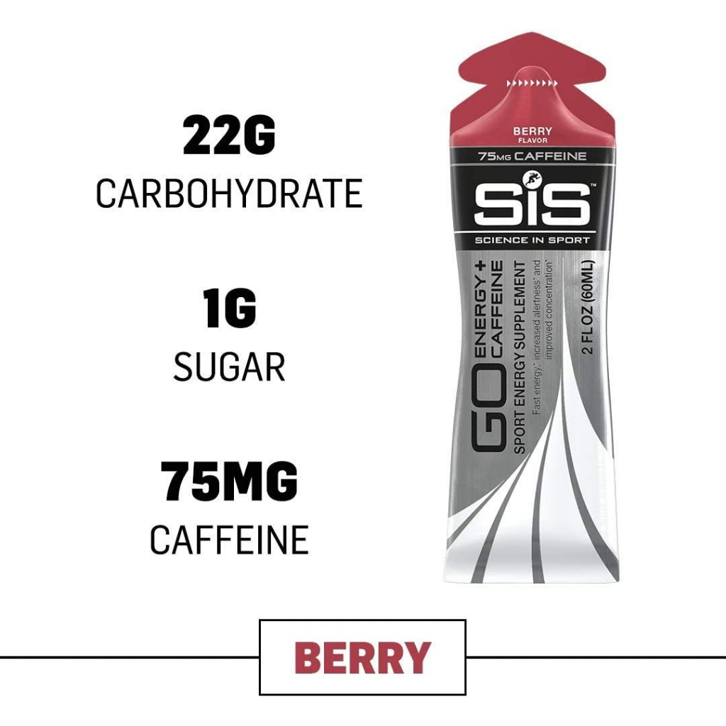 SIS Energy Gel BERRY Caffeine Performance Endurance Stamina Olahraga