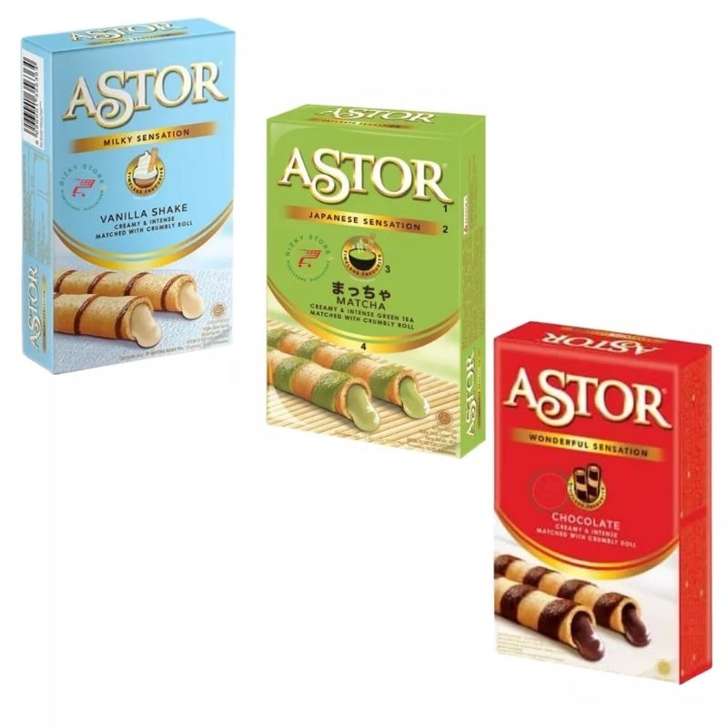 

ASTOR DOUBLE CHOCOLATE / MATCHA / VANILLA BOX 40gr MURAH!