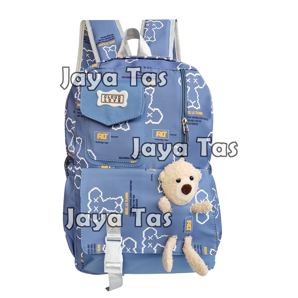 Tas Ransel Sekolah Anak Perempuan Korea Fashion Style Cloud Love 1846