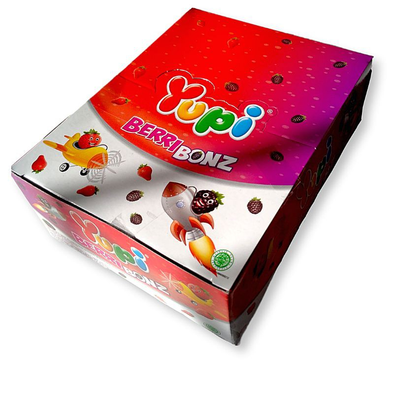 

Yupi Berry Bonz Aneka Rasa 8 gram isi 24pcs