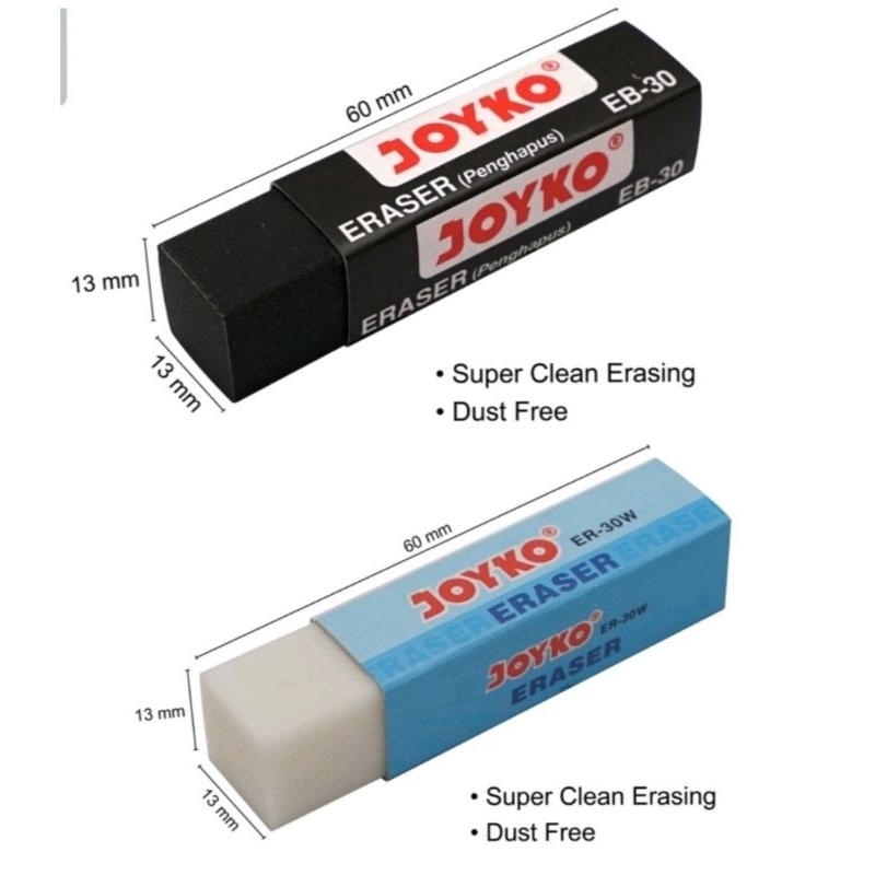 

Stip / Penghapus Joyko White Black