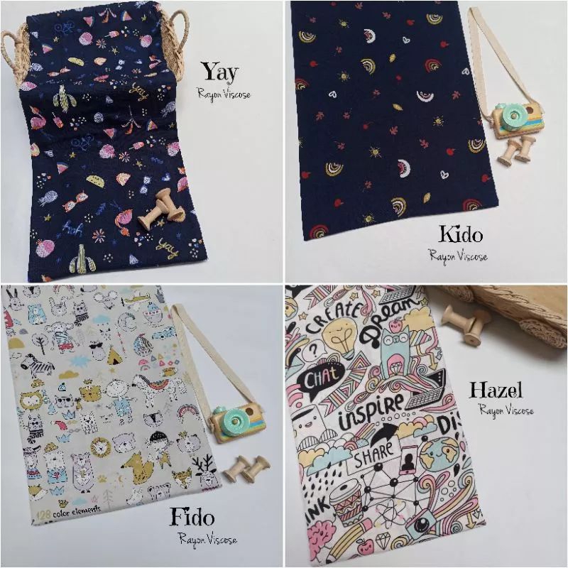 KAIN RAYON VISCOSE MOTIF ANAK