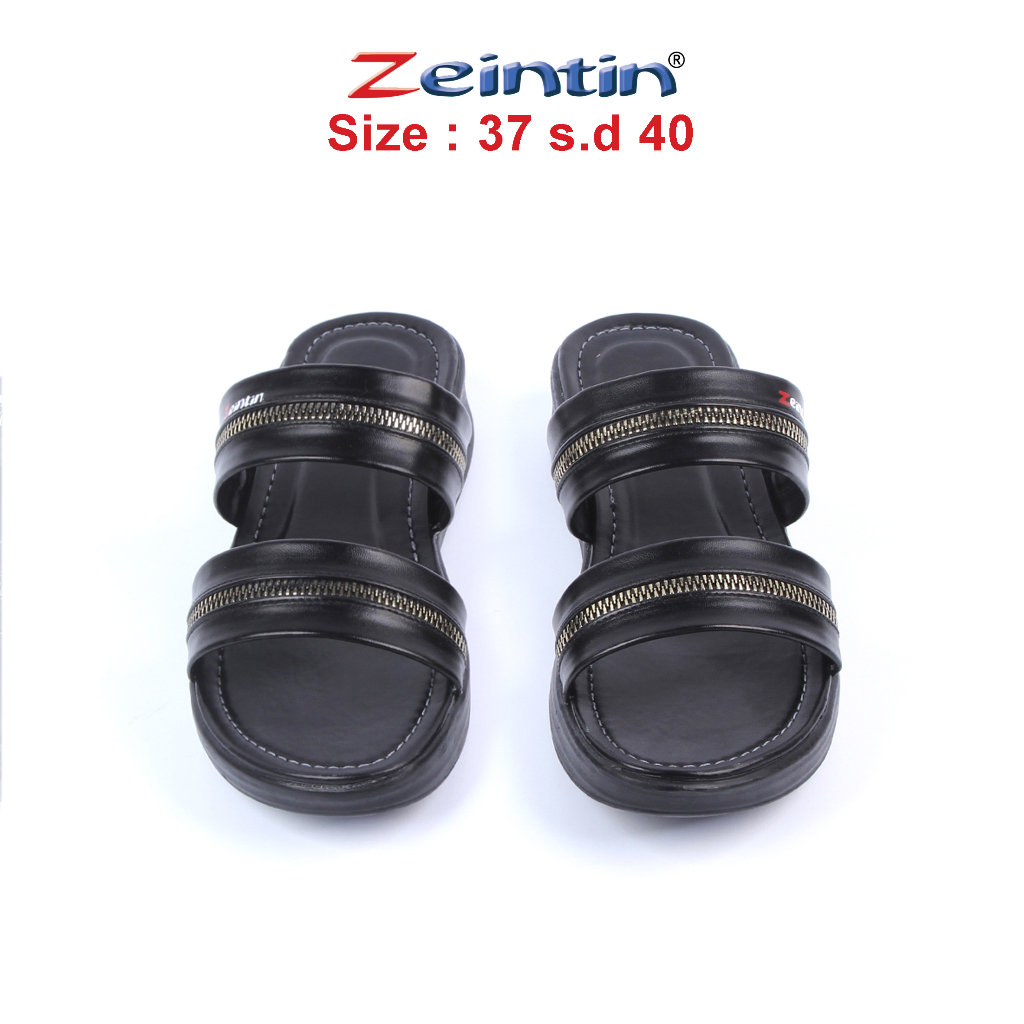 Zeintin - Sandal Wanita Slop Terbaru Sendal Hitam Wanita Sandal Wanita Original Zeintin HP