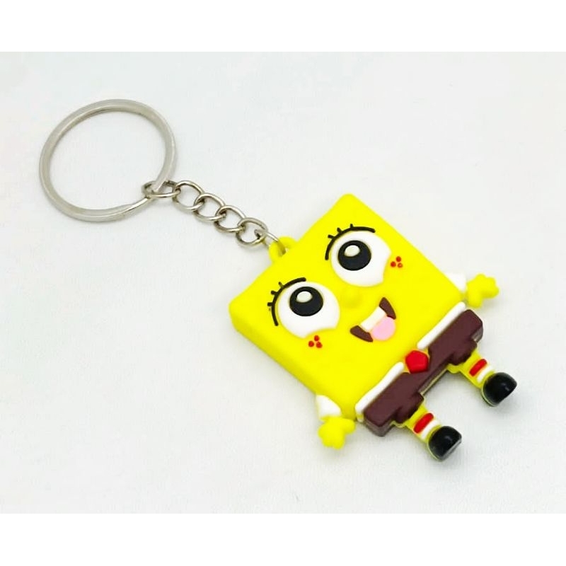 Spongebob Keychain Gantungan Kunci Sponge Bob Gantungan Tas SpongeBob Key Chain