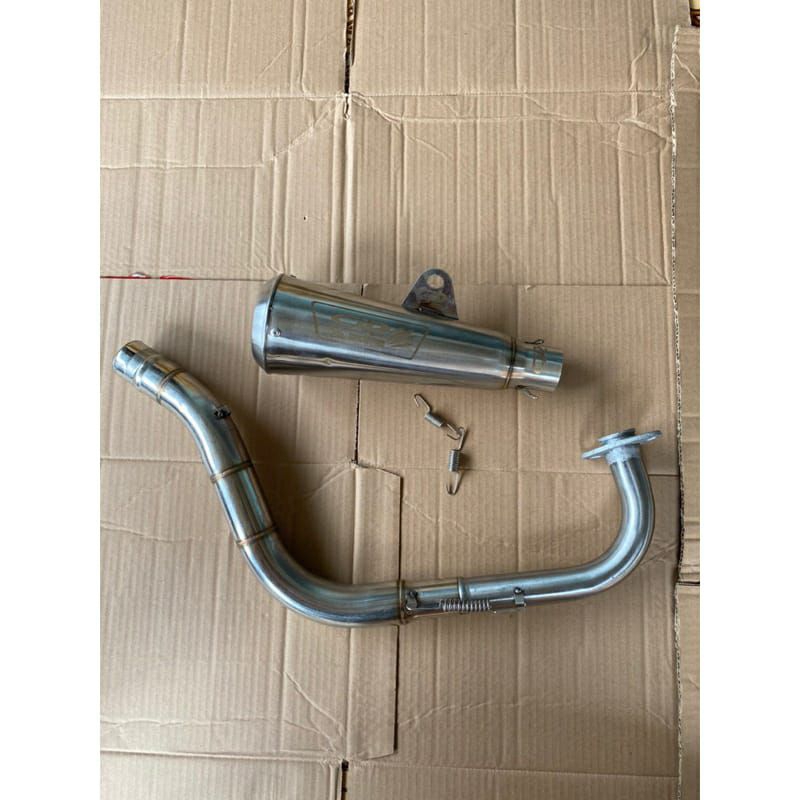 KNALPOT RECING CLD X-MONSTER LEHER COBRA INLET 38 FOR MOTOR BEAT/ VARIO/SCOOPY.