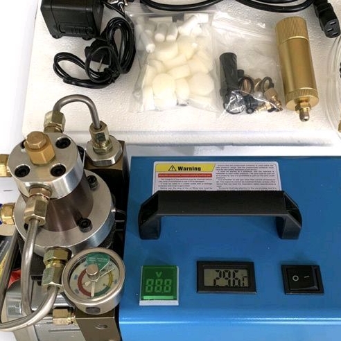 kompresor listrik pcp dobel tandon pompa elektrik compressor senapan angin