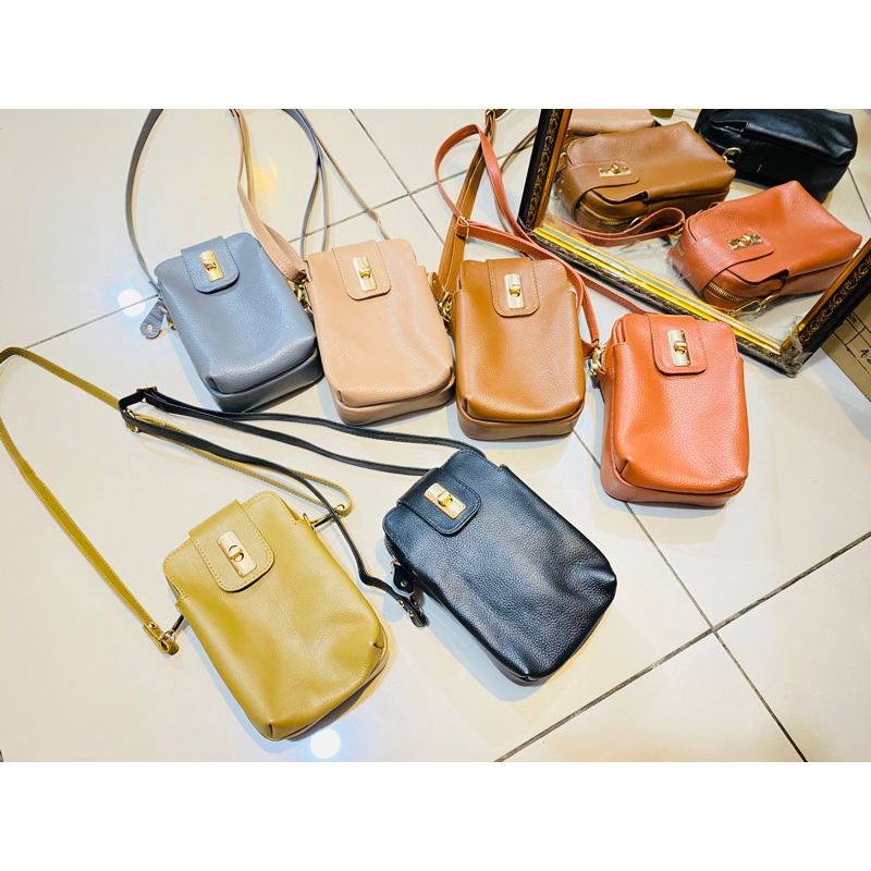 Tas Selempang Wanita Kulit Asli MODEL SERUT