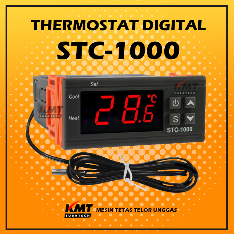 Termostat Digital STC-1000 untuk Mesin Tetas Telur Thermostat STC1000